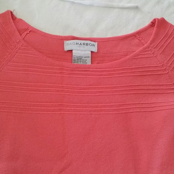 EUC - Peach knit type top - Picture 3 of 5
